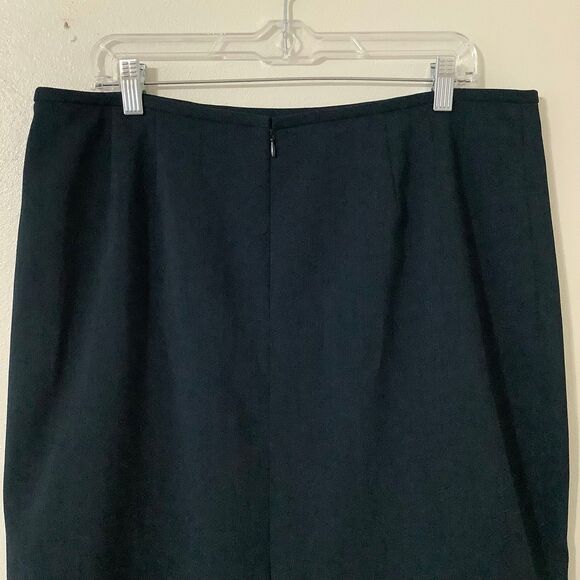 Vintage Kasper Office Siren Workwear Office Minimalist Pencil Skirt Size 18 - Picture 5 of 8